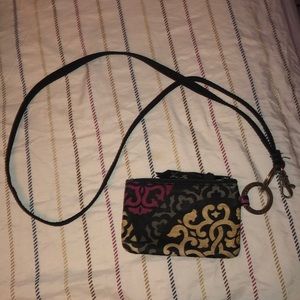 Vera Bradley lanyard & coin pouch
